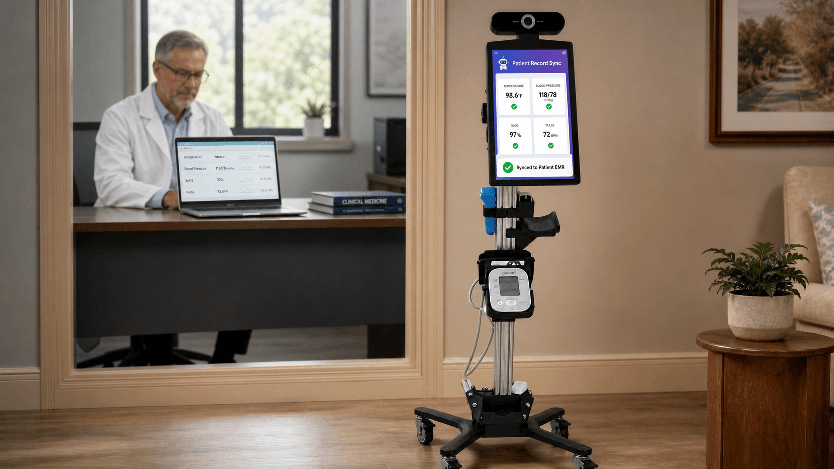 Routes to EMR or print